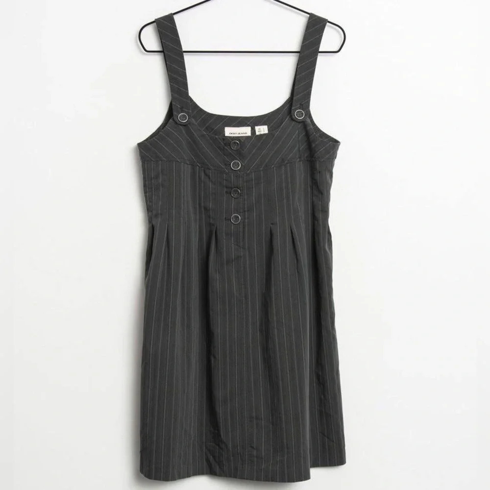 DKNY Women’s Button Mini Dress XL
